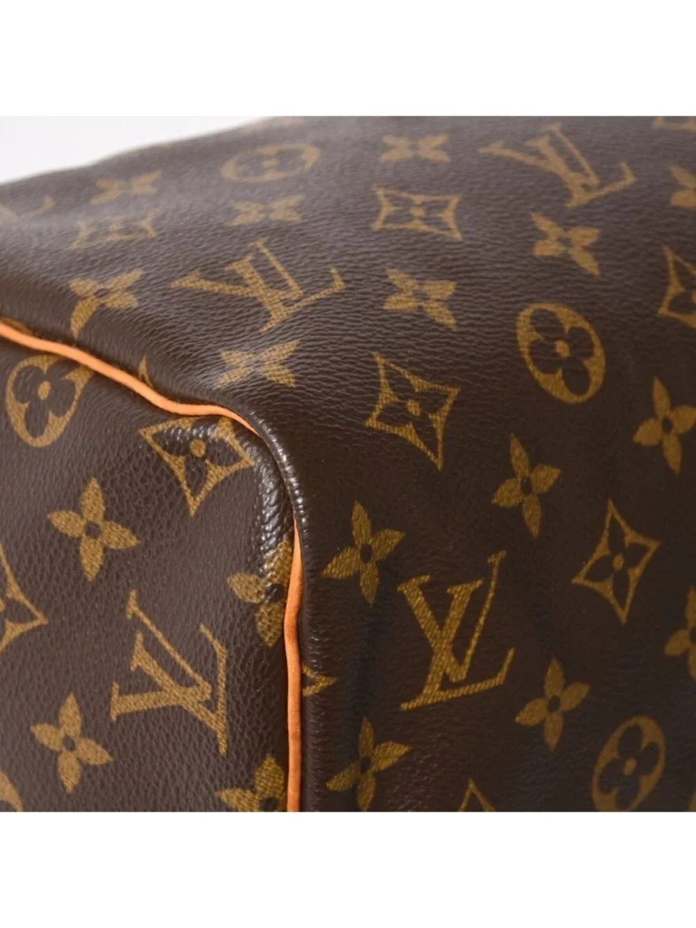 Louis Vuitton Speedy 30 Handbag Monogram Brown Gold